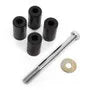 BMR Suspension 15-18 Ford Mustang S550 Rear Cradle Bushing Kit w/ Centering Sleeves- Black
