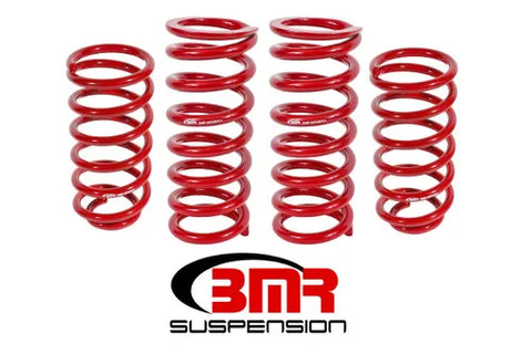 BMR Suspension 79-04 Fox Mustang Lowering Spring Kit (Set Of 4) - Red