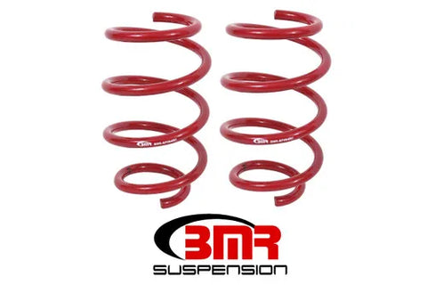 BMR Suspension 15-17 S550 Mustang Front Handling Version Lowering Springs - Red — fits Ford Mustang