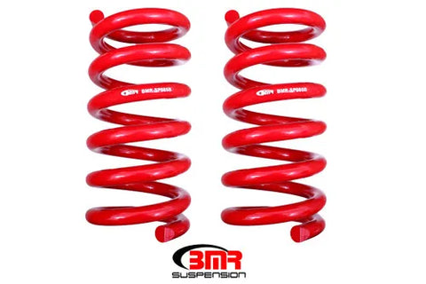 BMR Suspension 15-17 S550 Mustang Rear Handling Version Lowering Springs - Red — fits Ford Mustang