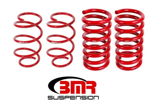 BMR Suspension 15-17 S550 Mustang Drag Version Lowering Springs (Set Of 4) - Red — fits Ford Mustang