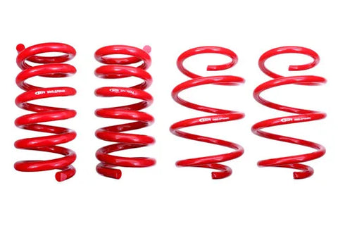 BMR Suspension 15-18 S550 Mustang Lowering Spring Kit (Set Of 4) - Red — fits Ford Mustang