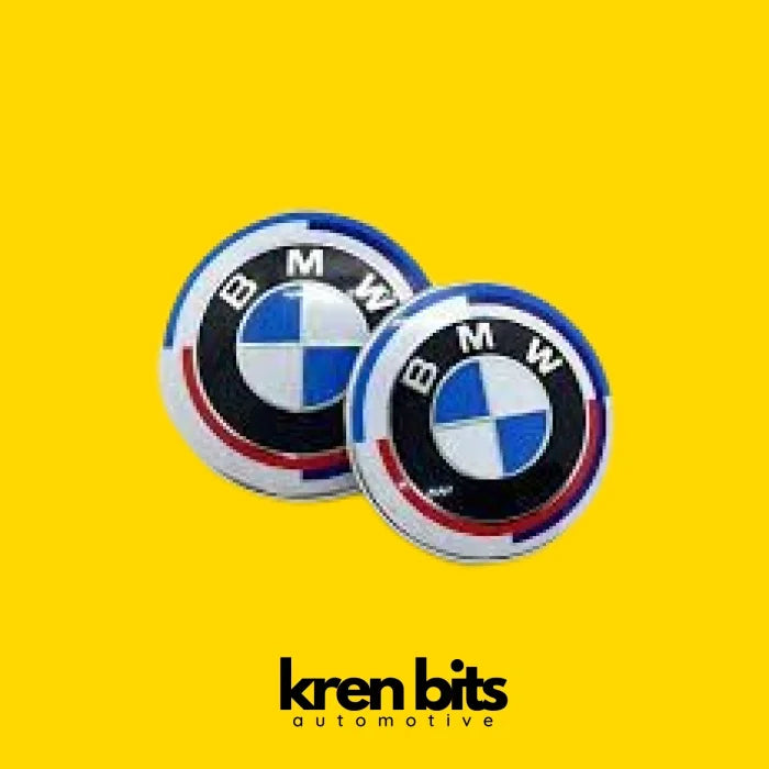 Bmw 50Th Anniversary Bonnet + Boot Emblem (2Pcs)