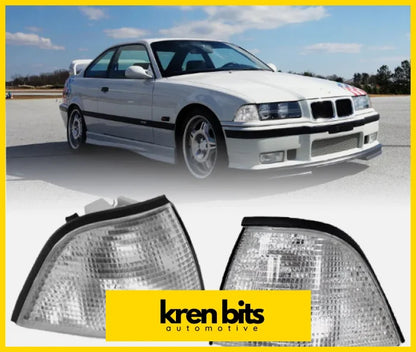 BMW E36 Sedan 90-99 Left And Right Front Indicators Clear Kren Bits