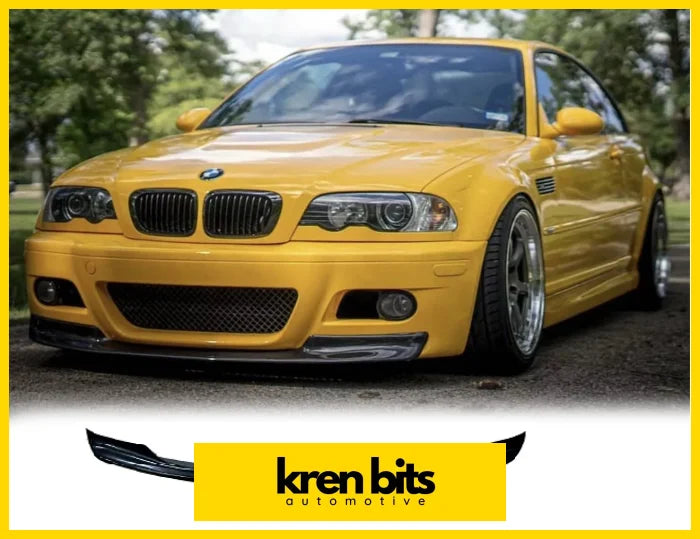 Bmw E46 Csl Front Lip Spoiler M3 Bumper Splitter