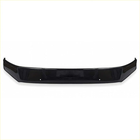 Black glossy rear bumper spoiler with curved design and mounting holes for bonnet guard protector ford ranger 2022+