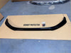 Black glossy plastic bonnet guard protector with mounting hardware for ford ranger px2 px3 2016-2021