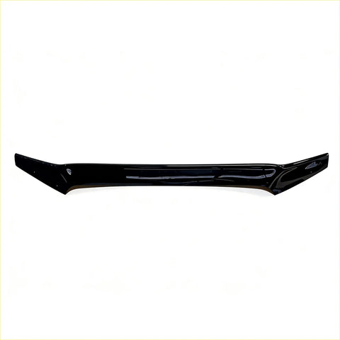 Black glossy plastic front bumper lip spoiler for bonnet guard protector stone guard gwm cannon alpha 2024-current