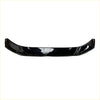 Black glossy plastic front bumper spoiler for bonnet guard protector stone guard mitsubishi triton 2024+