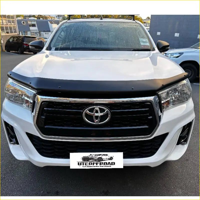 Bonnet Guard Protector Stone Toyota Hilux 2015-2020 Matte Black