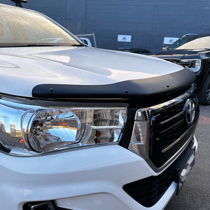 Bonnet Guard Protector Stone Toyota Hilux 2015-2020 Matte Black