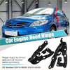Bonnet Hinge 2 x Black for Toyota (Fits 5341006090 TO1236151)