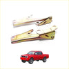 Gold-colored metal bonnet hinge brackets for red mitsubishi triton l200 k50 k60 k70 1996-2006 truck