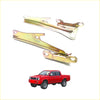 Gold metal bonnet hinge brackets for red mitsubishi triton l200 k50 k60 k70 pickup truck 1996-2006