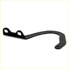 Black metal bonnet hinge left for toyota hilux 1988-1997 with curved design and three mounting holes