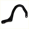 Black curved metal bonnet hinge left with mounting holes for toyota hilux 1988-1997