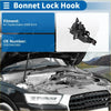 Black metal bonnet latch lock hook for toyota avalon 2005-2010 oe number 53510ac060 view of back side