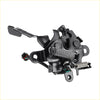 Black plastic and metal bonnet latch assembly with springs for Toyota RAV4 2019-2021 trunk release