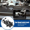 Black plastic and metal bonnet latch lock assembly with spring mechanism for toyota highlander 2008-2010