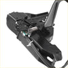 Black metal bonnet latch lock assembly for Toyota Tundra 2014-2021 showing back side with spring and wiring visible