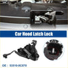 Black plastic and metal bonnet latch lock assembly with spring mechanism for 2014-2021 toyota tundra replacement