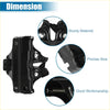 Black metal bonnet latch lock for toyota tundra 2014-2021 with sturdy construction and precise engineering back view