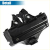 Black metal bonnet latch lock for toyota tundra 2014-2021 with two silver bolts and molded plastic parts