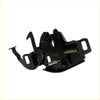 Black metal bonnet latch striker lock for mitsubishi triton l200 1986-1996 with visible spring and brackets