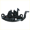 Black metal bonnet latch striker lock with spring and lever for nissan d22 navara 1997-2004 showing back side