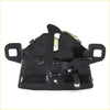 Black metal bonnet latch striker lock with spring and mounting brackets for toyota hilux ln40 ln46 rn40 rn46 back side