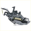 Black metal bonnet latch striker lock with gold spring and lever for Toyota Hilux Surf 1988-2002 back side view