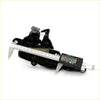 Black plastic bonnet latch striker lock with visible spring for toyota hilux 2004-2015 shown from back side