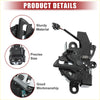 Black plastic and metal bonnet latch with sensor and wiring harness for 2013-2020 toyota sienna replacement