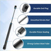 Black bonnet lift support strut for toyota tacoma 4runner with durable end plug and carbon steel tube