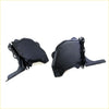 Black metal engine oil pan gaskets shown from back side for bonnet lock hinges on toyota hilux 1984-1988