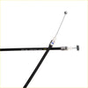 Black bonnet release cable for mitsubishi triton colt l200 strada with silver ends and white plastic connector