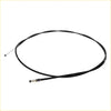 Black bonnet release cable for Mitsubishi Triton Strada L200 Hunter with metallic ball end and plastic connector