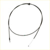 Black bonnet release cable for Toyota Hilux 2004-2015 with reinforced outer sheath and metal tip connector