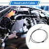 Black bonnet release cable with metallic ends and coiled design installed in Toyota RAV4 2013-2019 engine bay