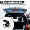 Black back side of trunk latch actuator assembly with wiring for boot latch actuator toyota sequoia 2001-2007