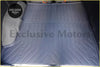 Dark gray rubber trunk liner with ribbed texture and molded compartments for nissan patrol y60 boot mat