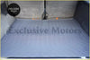 Gray rubberized ribbed cargo liner with molded edges for boot mat pad fit Nissan Patrol y60 trunk protection