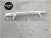 White plastic boot spoiler wing for toyota gt86 with sleek aerodynamic design and small red rectangular sticker on back side