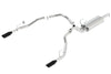 Borla Exhaust Borla 09-17 Dodge Ram 1500 5.7L V8 3in to Dual 2.5in Single Round Rolled Angle-Cut S-type Exhaust