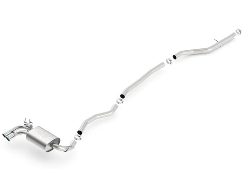 Borla Exhaust Borla 12-15 BMW 328i Sedan 2.0L AT/MT RWD Dual Left Rear Exit Catback Exhaust