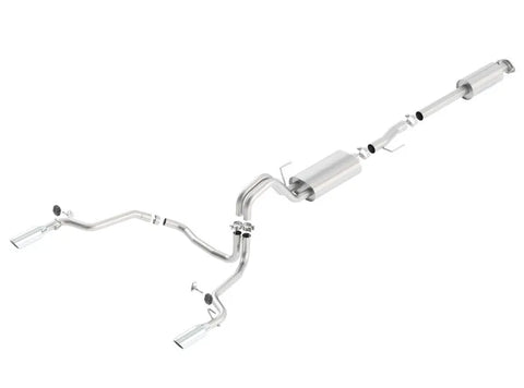Borla Exhaust Borla 15-16 Ford F-150 2.7L/3.5L V6 / 5.0L V8 Ext. Cab Std. Bed CB Exh Touring Single Split Rear Ext