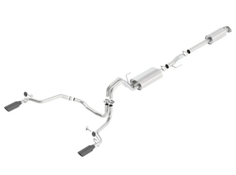 Borla Exhaust Borla 15-17 F-150 2.7/3.5L V6 EcoBoost / 5.0L V8 Black Chrome Cat-Back Touring Exhaust