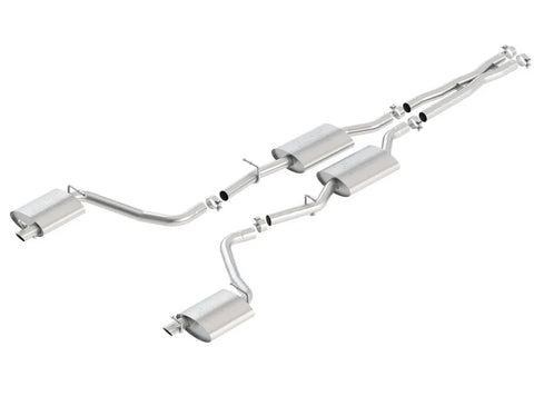 Borla Exhaust Borla 2015 Dodge Challenger 3.6L V6 ATAK Catback Exhaust No Tips Factory Valance