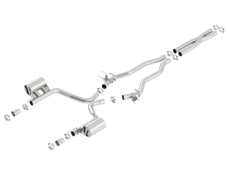 Borla Exhaust Borla 15-16 Dodge Charger SRT 392 6.4L No Tip Single Split Rear Exit ATAK w/ Valves Exhaust