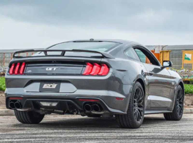 Borla Exhaust Borla 2018 Ford Mustang GT 5.0L AT/MT 3in ATAK Catback Exhaust Black Chrome Tips w/ Valves